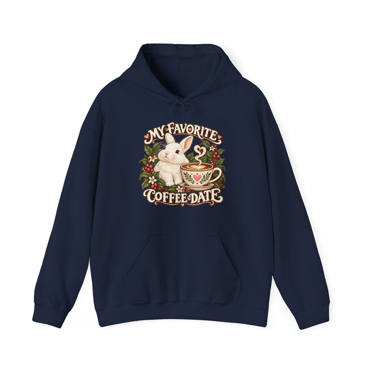 Coffee Companion — Custom Pet Portrait Hoodie