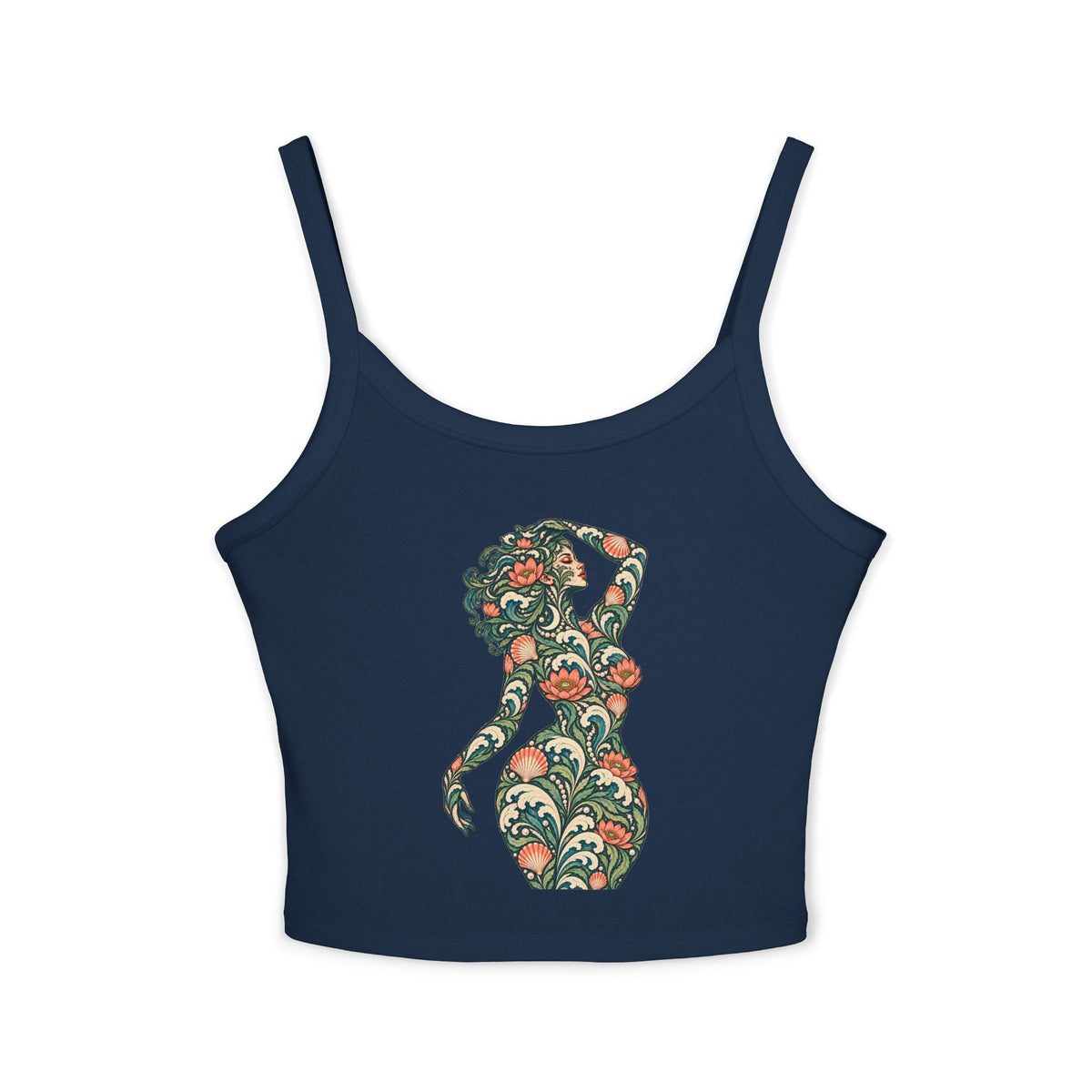 Lunar Tide Reverie — Fitted Strap Cami