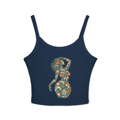 Lunar Tide Reverie — Fitted Strap Cami