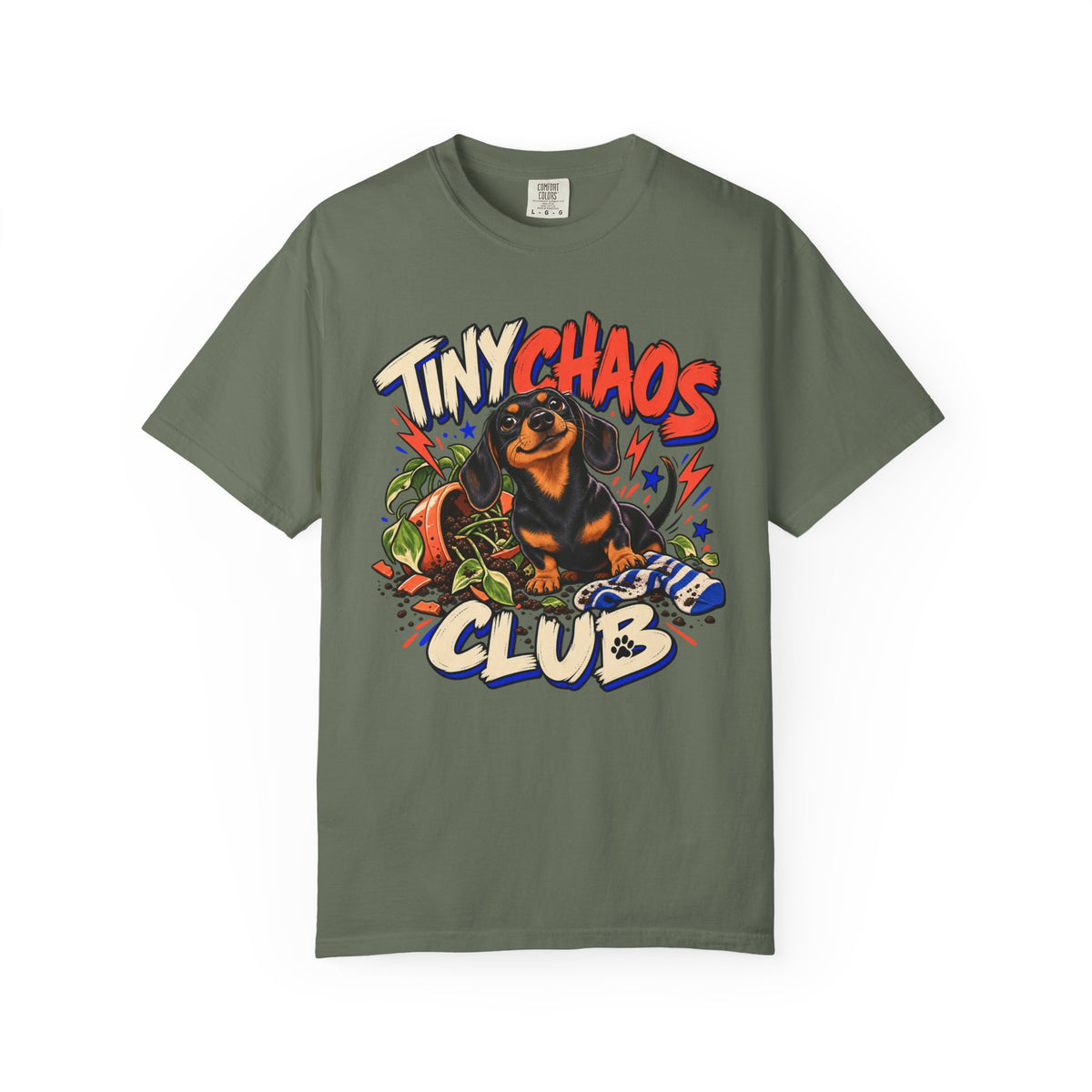 Tiny Chaos Club — Custom Pet Portrait Premium Tee