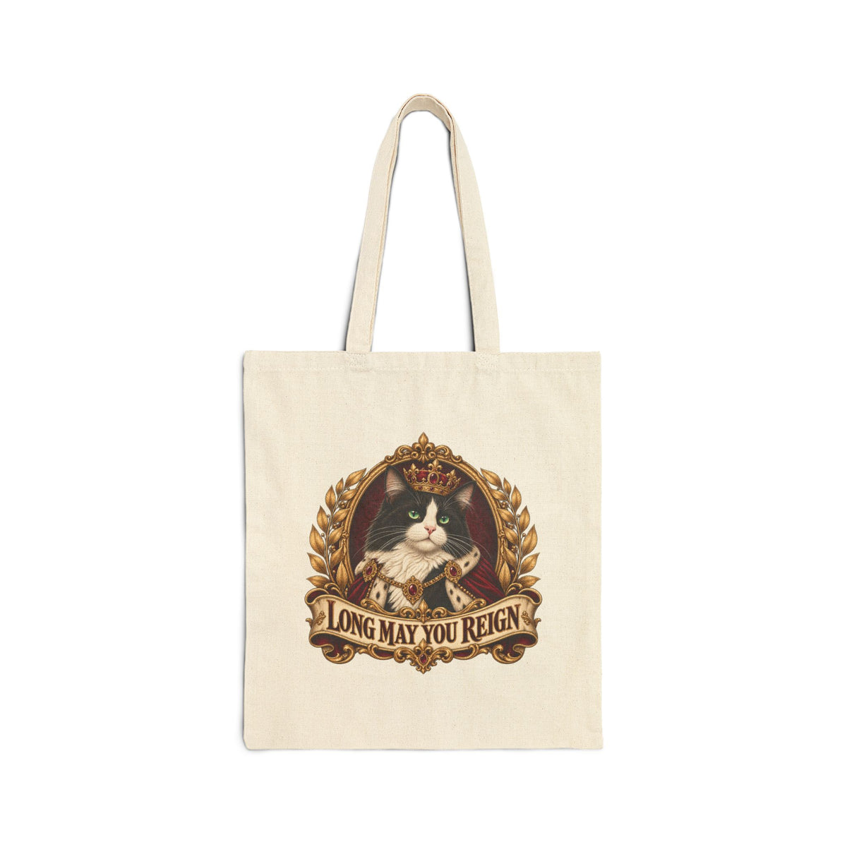 Royal Pet — Custom Pet Portrait Canvas Tote