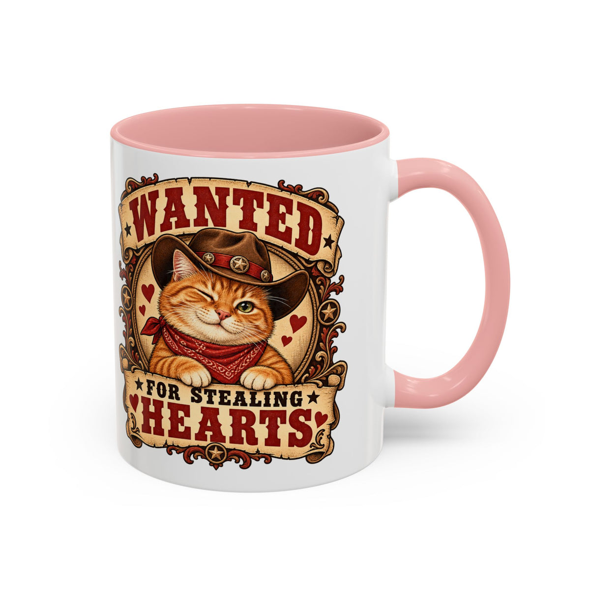 Heart Thief — Custom Pet Portrait Accent Mug