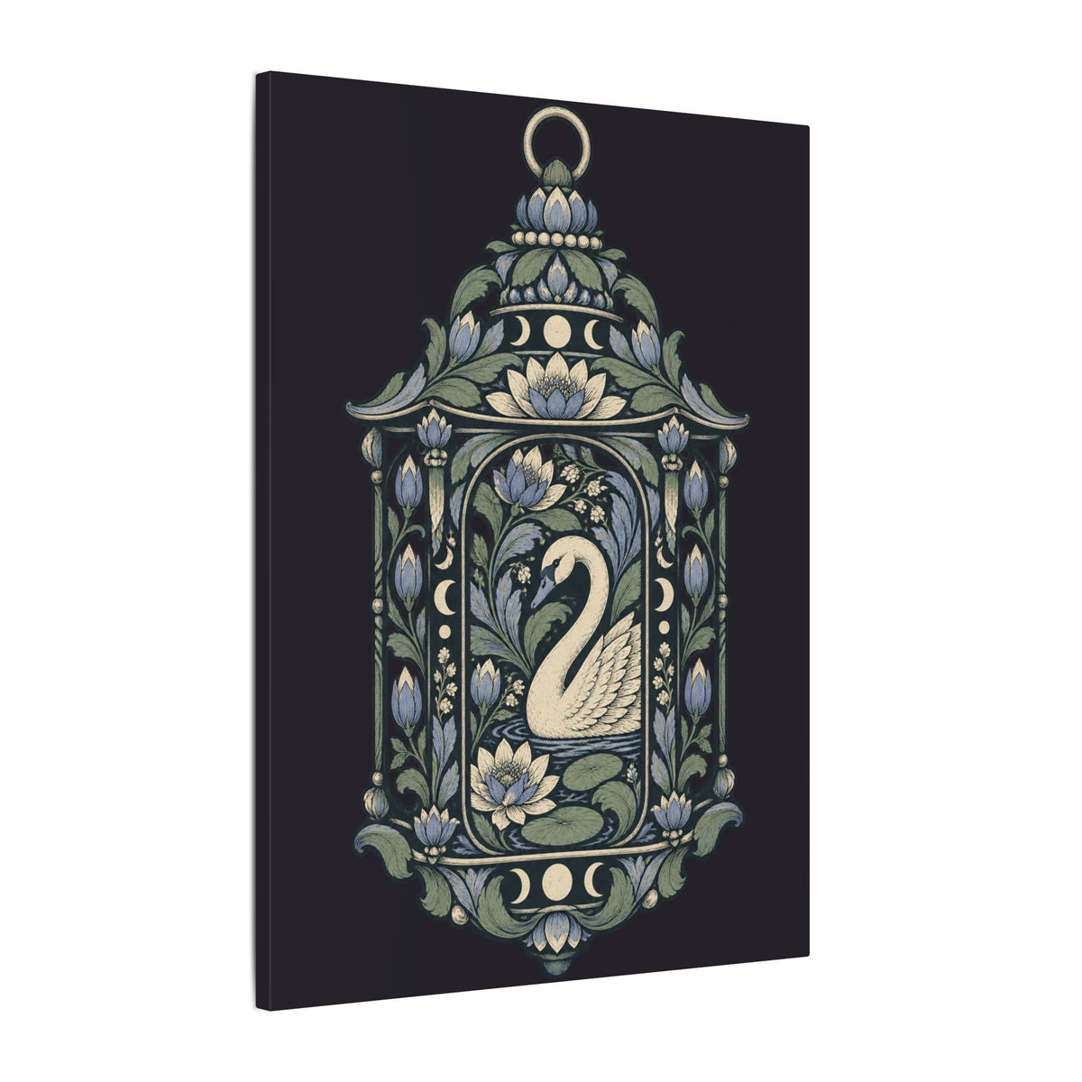 Moonwater Lantern — Matte Stretched Canvas