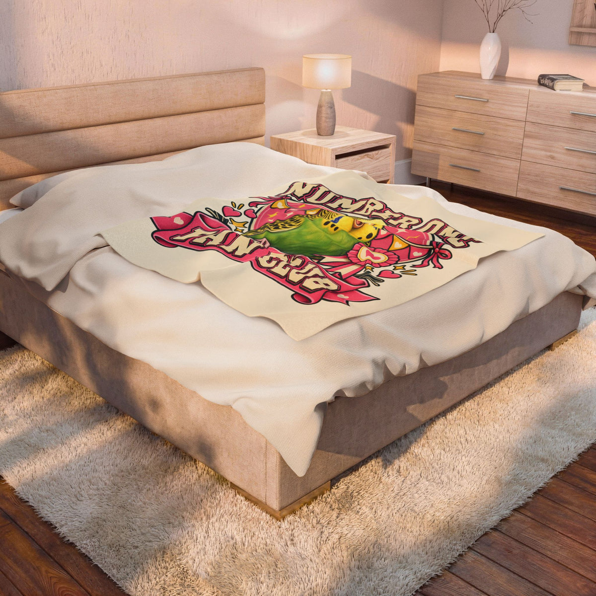Pet Fan Club — Custom Pet Portrait Plush Blanket