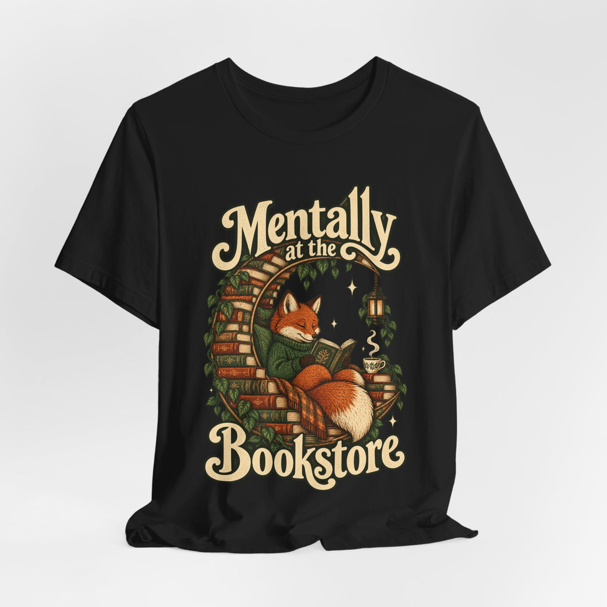 Mentally at the Bookstore — Unisex Tee