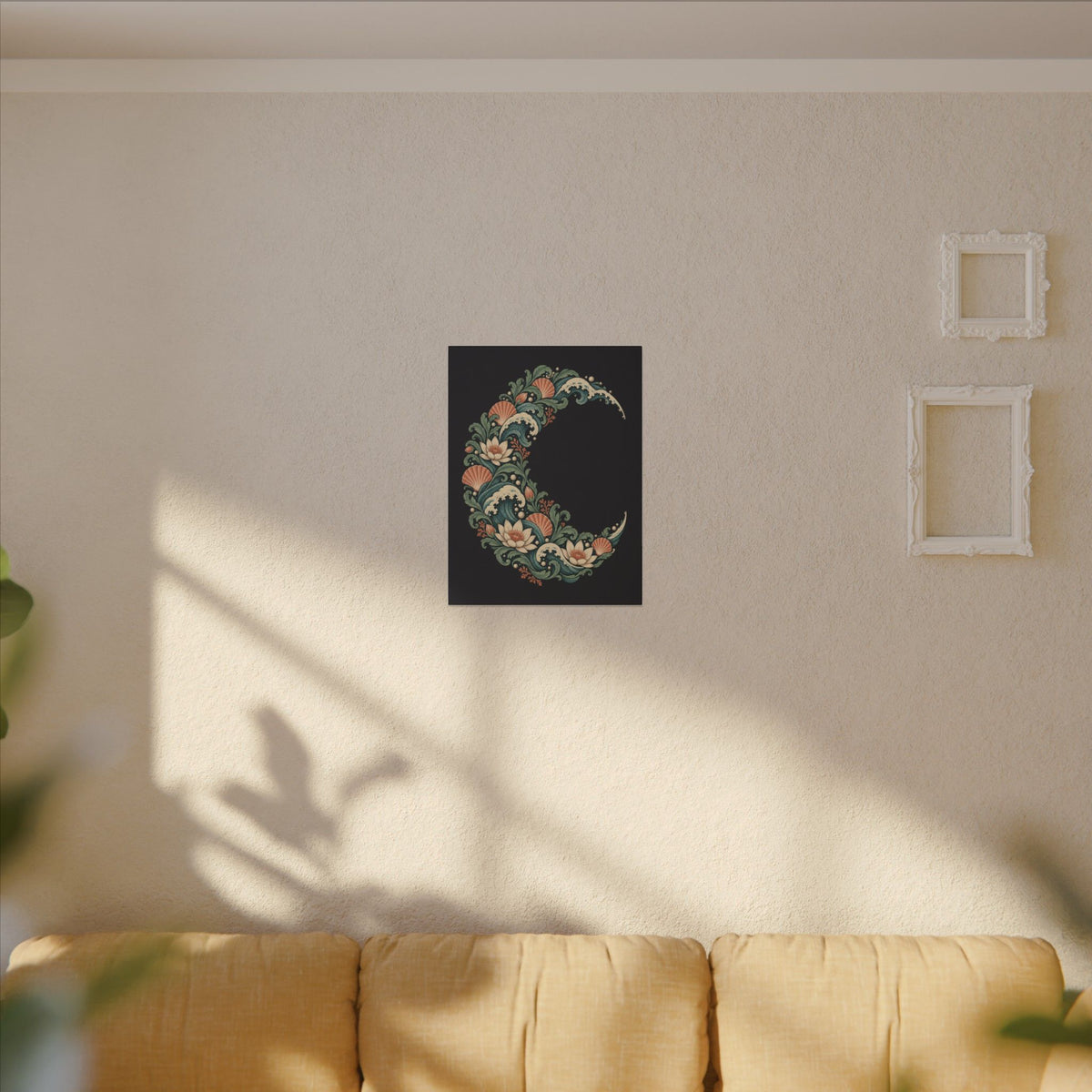 Tidal Crescent — Matte Stretched Canvas