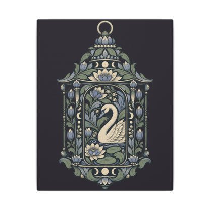 Moonwater Lantern — Matte Stretched Canvas