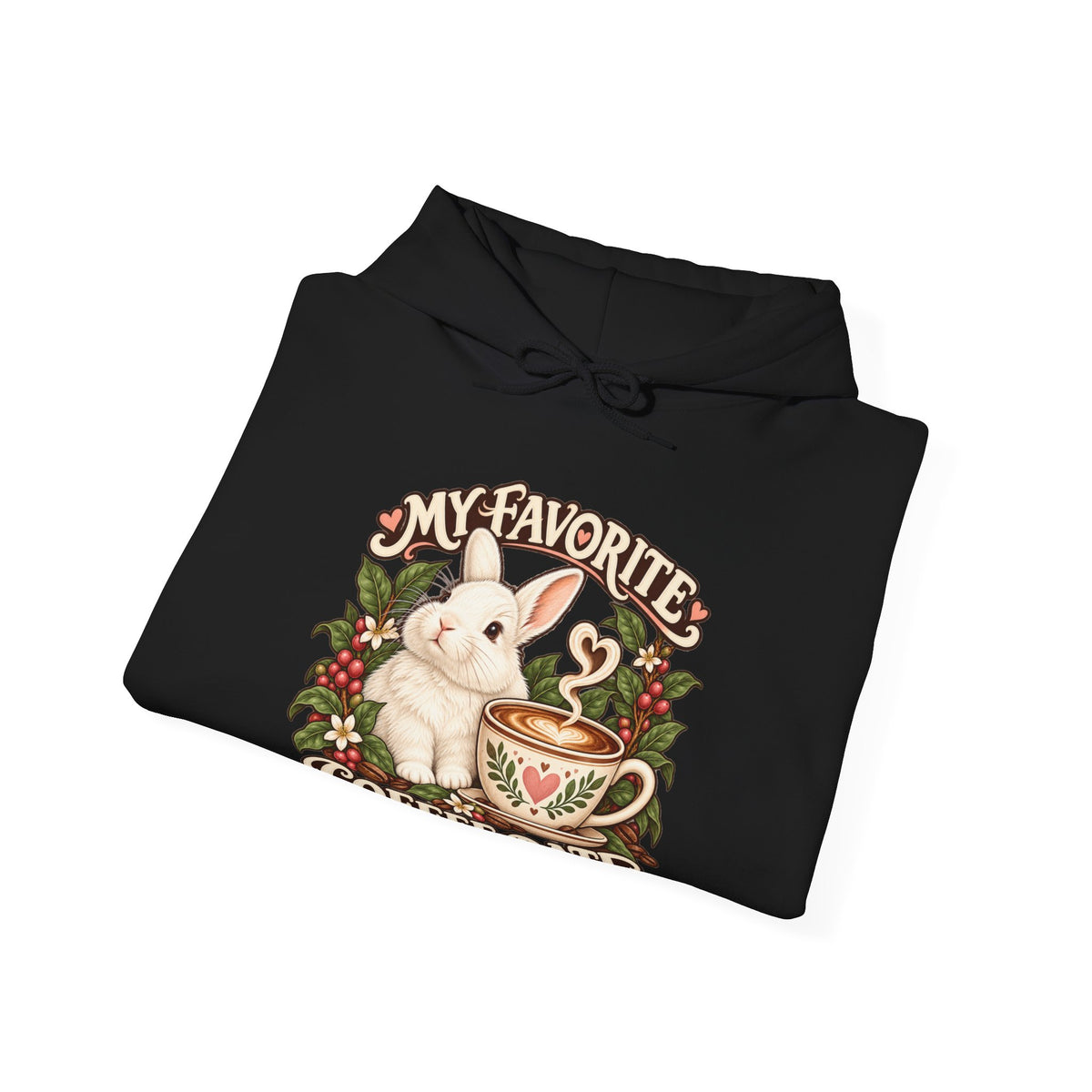 Coffee Companion — Custom Pet Portrait Hoodie