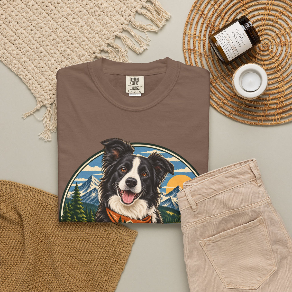 Adventure Buddy — Custom Pet Portrait Premium Tee