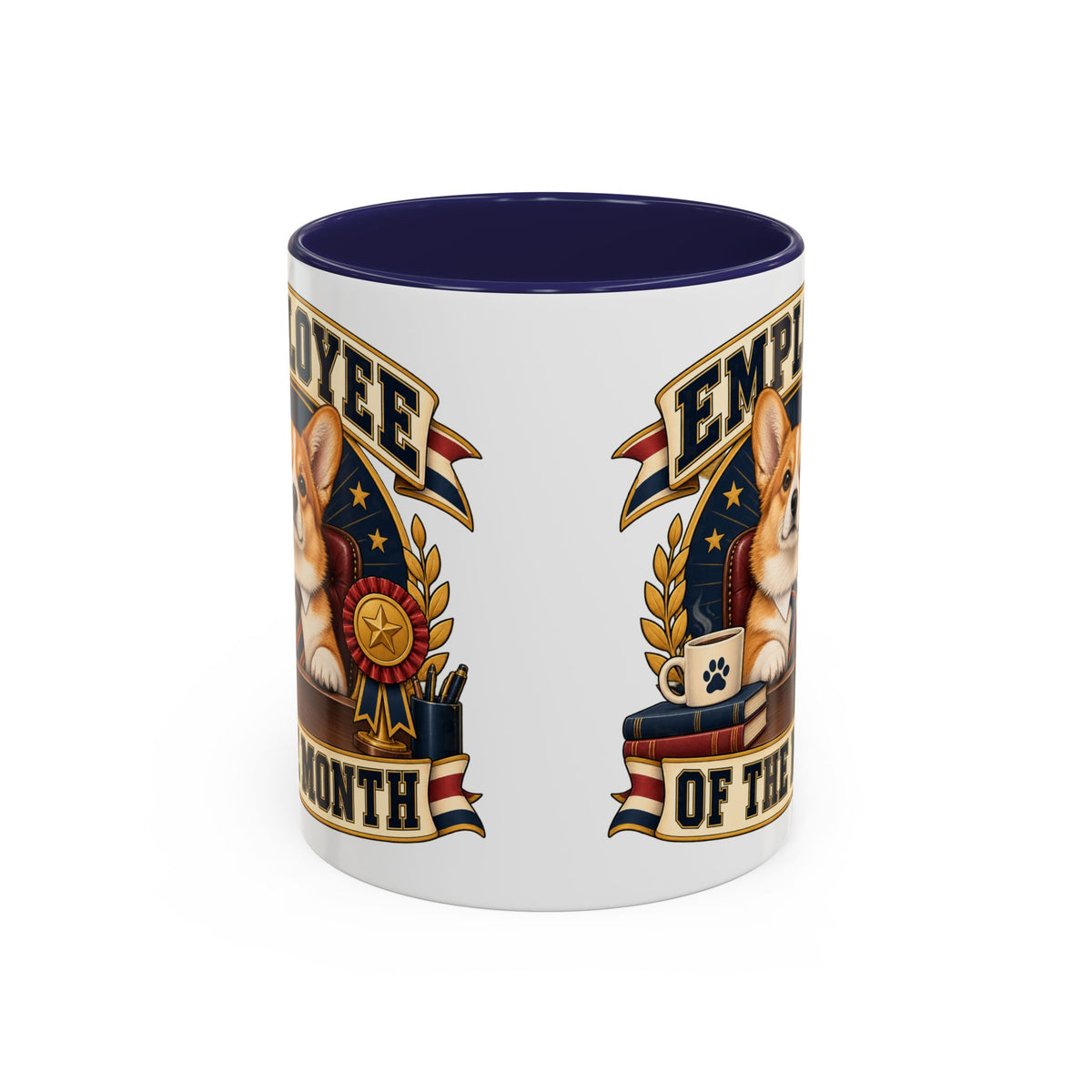 Employee of the Month — Custom Pet Portrait Accent Mug