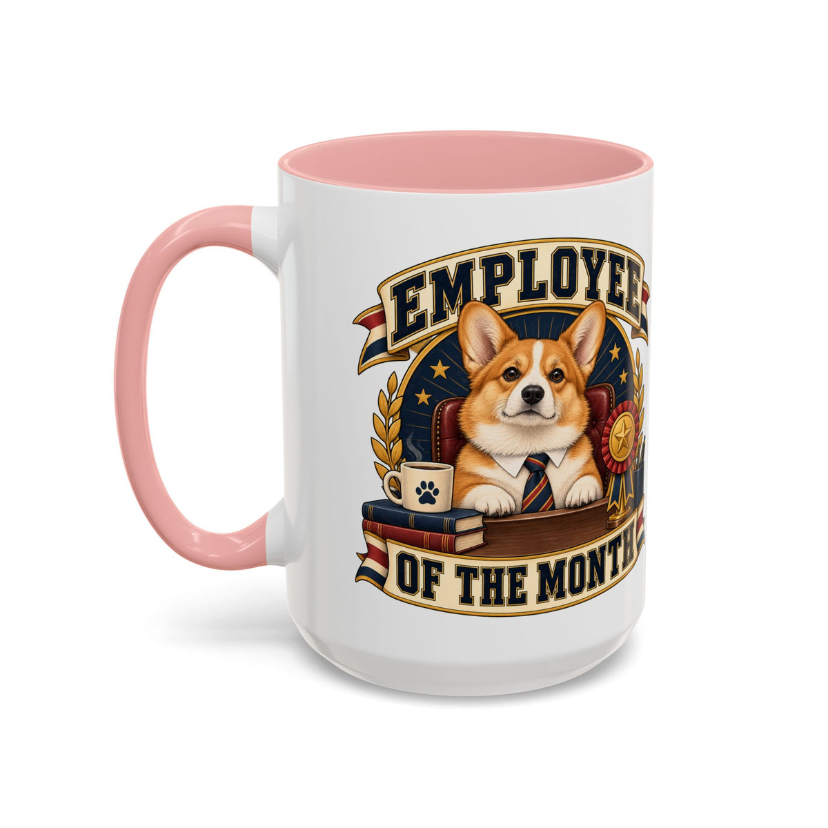 Employee of the Month — Custom Pet Portrait Accent Mug