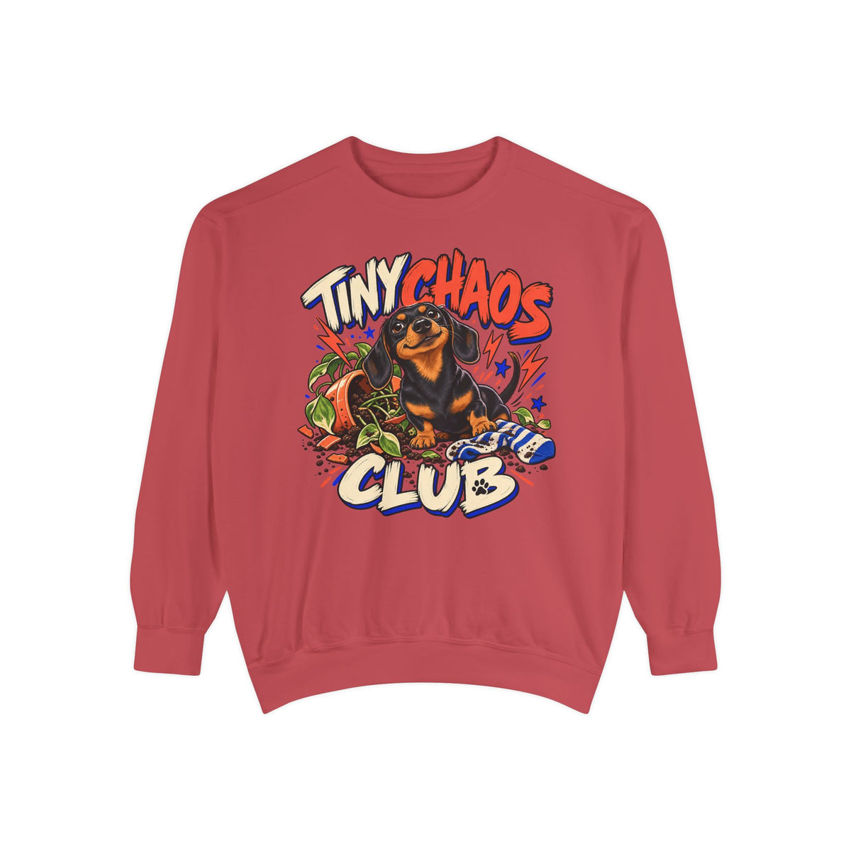 Tiny Chaos Club — Custom Pet Portrait Crewneck