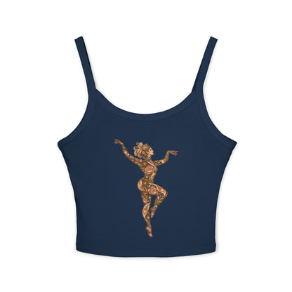 Phoenix Petals Muse — Fitted Strap Cami