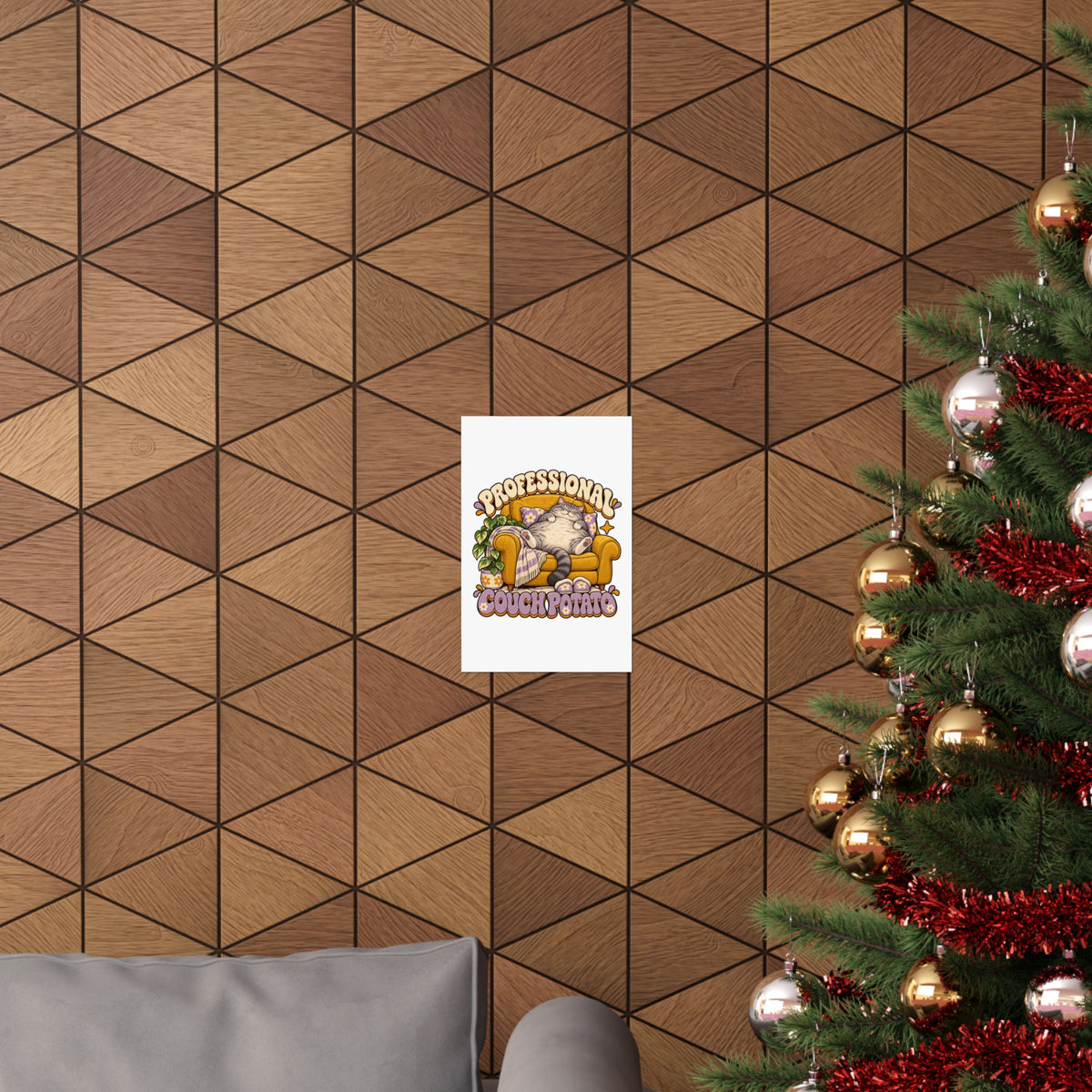 Couch Potato — Custom Pet Portrait Matte Art Print