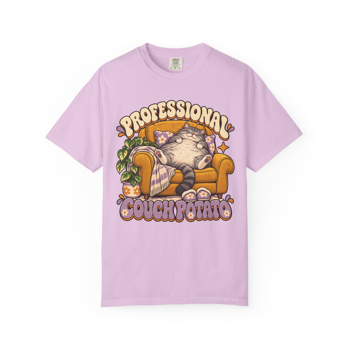 Couch Potato — Custom Pet Portrait Premium Tee