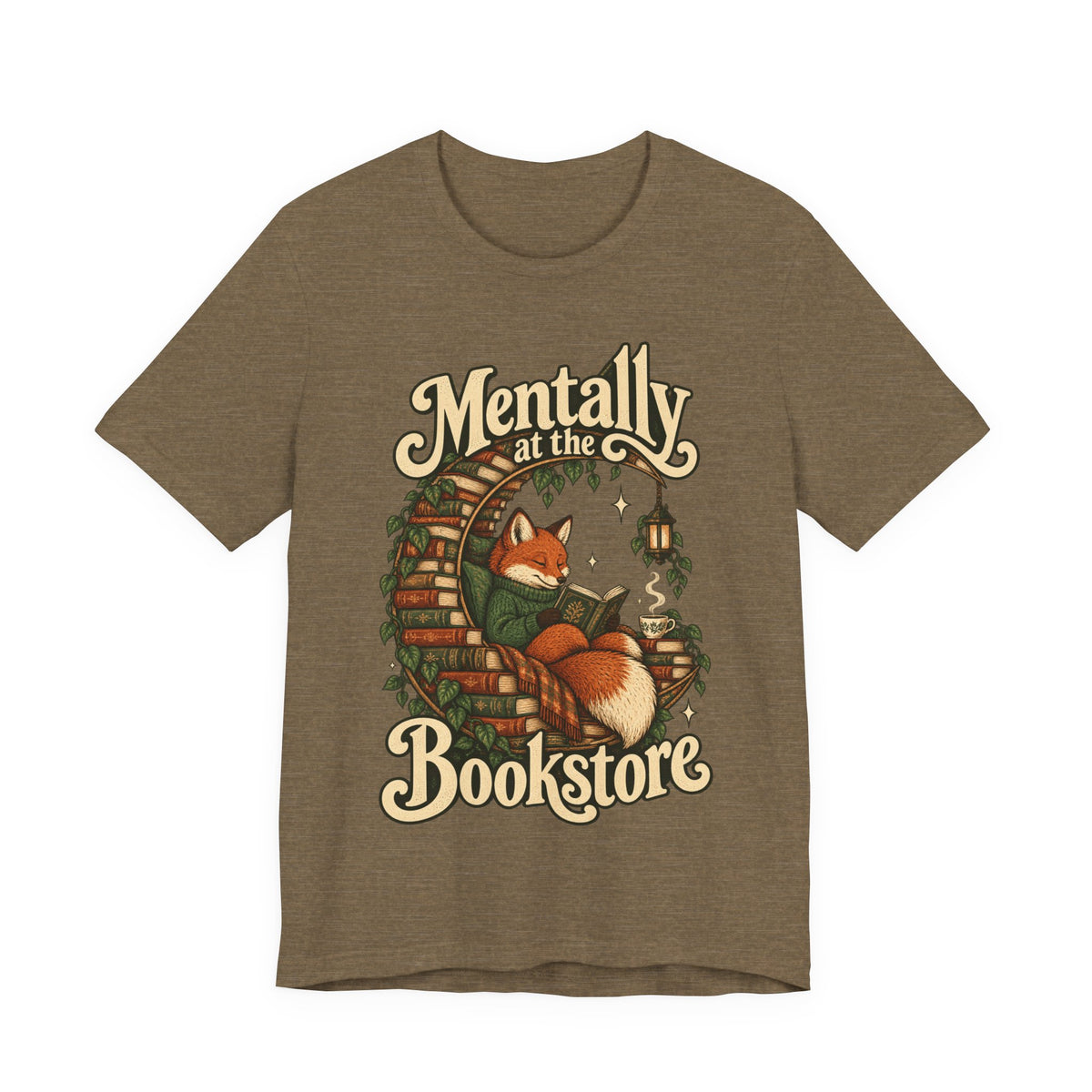 Mentally at the Bookstore — Unisex Tee