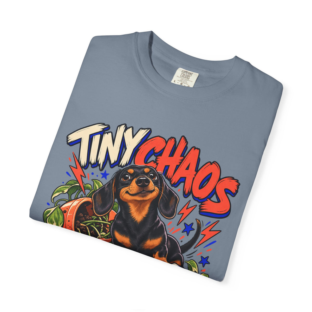 Tiny Chaos Club — Custom Pet Portrait Premium Tee