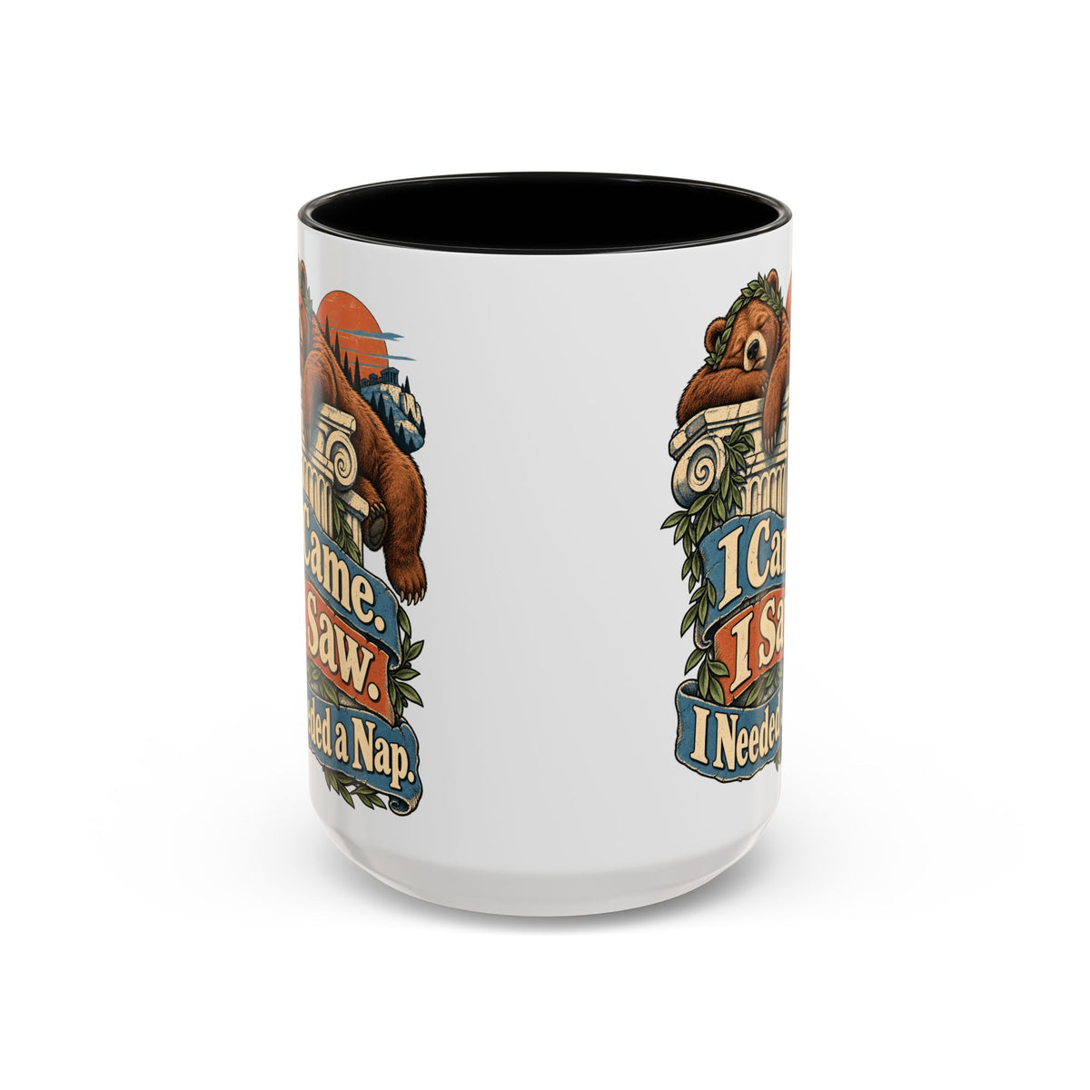 I Came. I Saw. I Needed a Nap. — Accent Mug