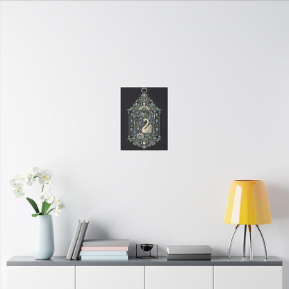 Moonwater Lantern — Matte Stretched Canvas