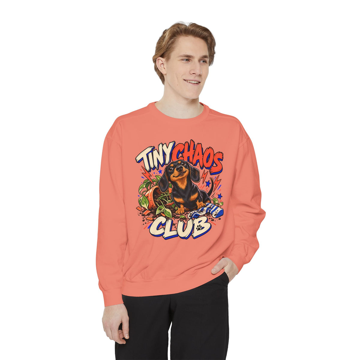 Tiny Chaos Club — Custom Pet Portrait Crewneck
