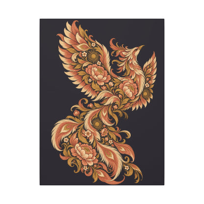 Phoenix Rising — Matte Stretched Canvas