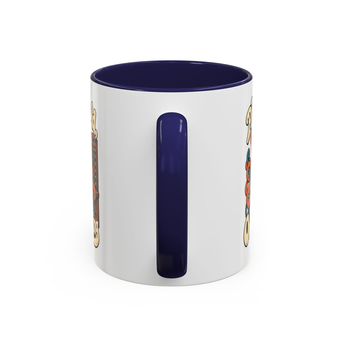 Please Hold, I'm Overthinking — Accent Mug