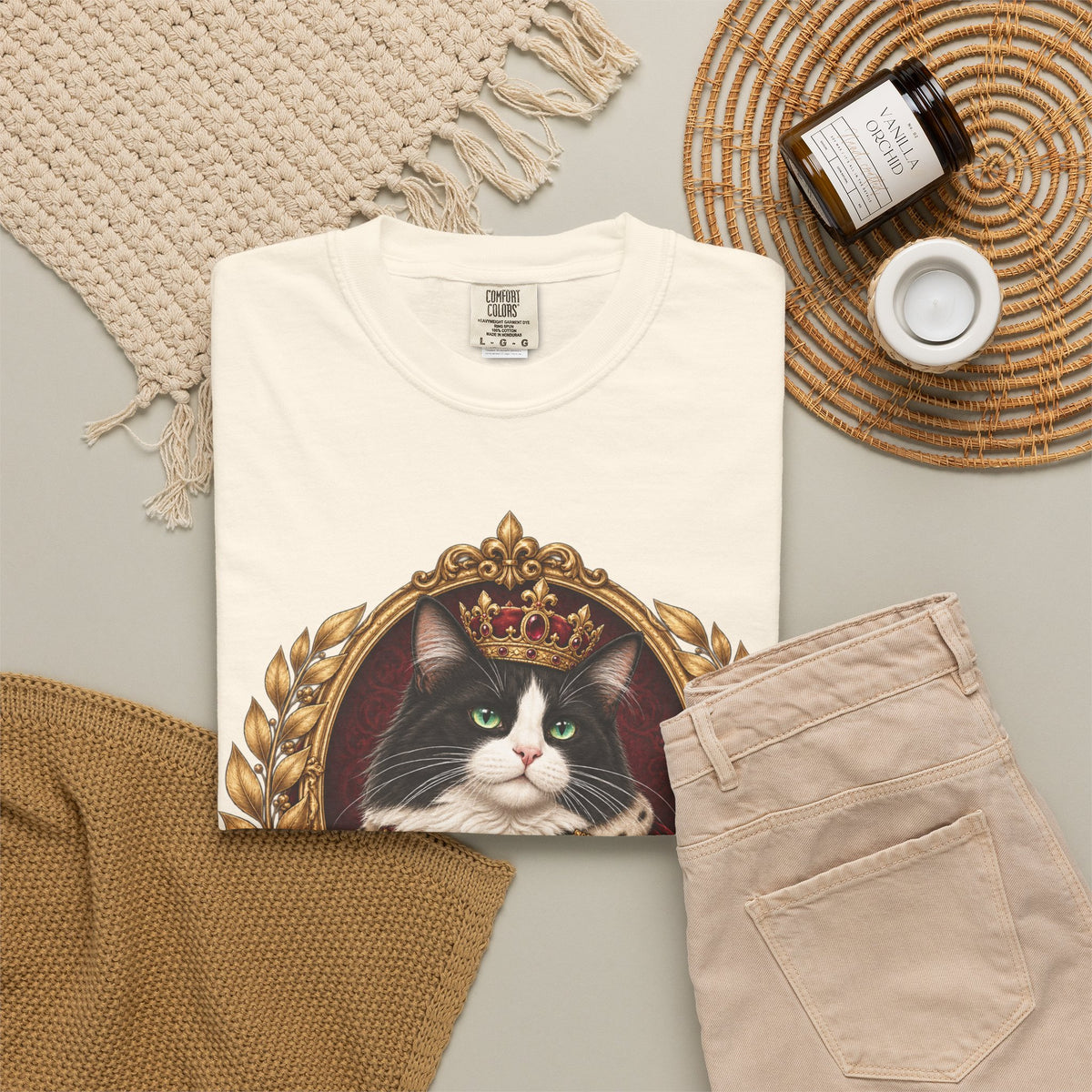 Royal Pet — Custom Pet Portrait Premium Tee