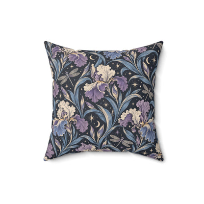 Iris Nocturne Pattern — Accent Pillow