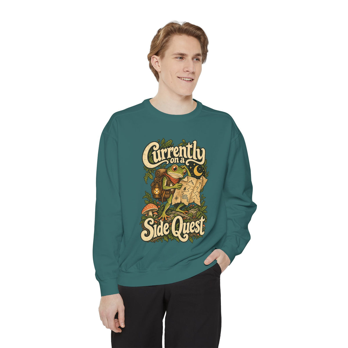 Currently on a Side Quest — Garment-Dyed Crewneck