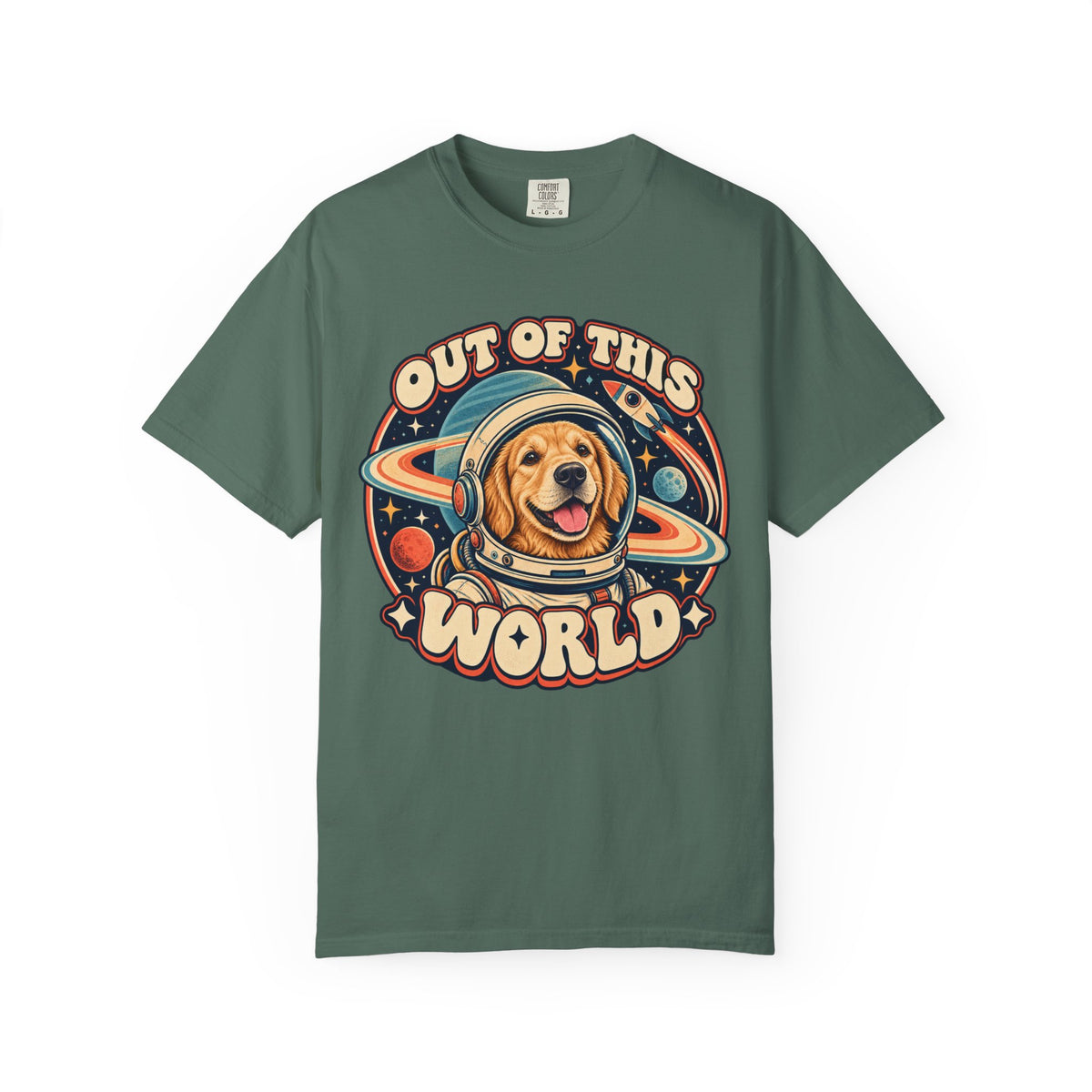 Space Cadet — Custom Pet Portrait Premium Tee