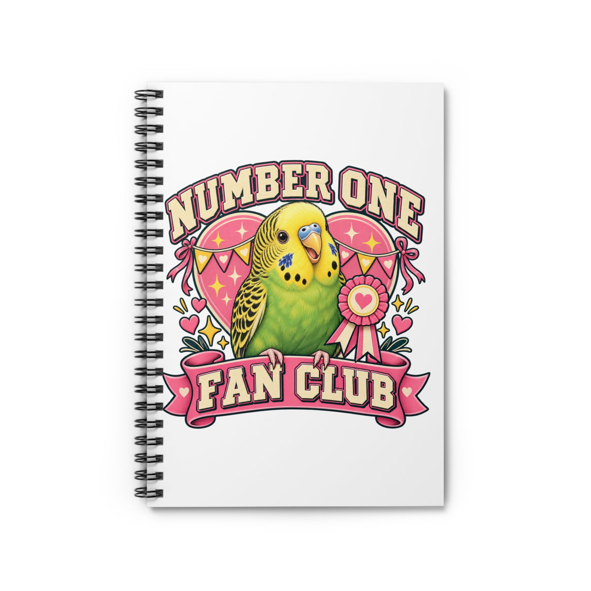 Pet Fan Club — Custom Pet Portrait Spiral Notebook