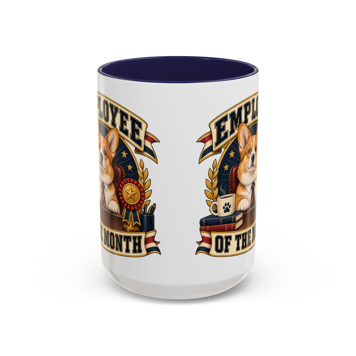 Employee of the Month — Custom Pet Portrait Accent Mug