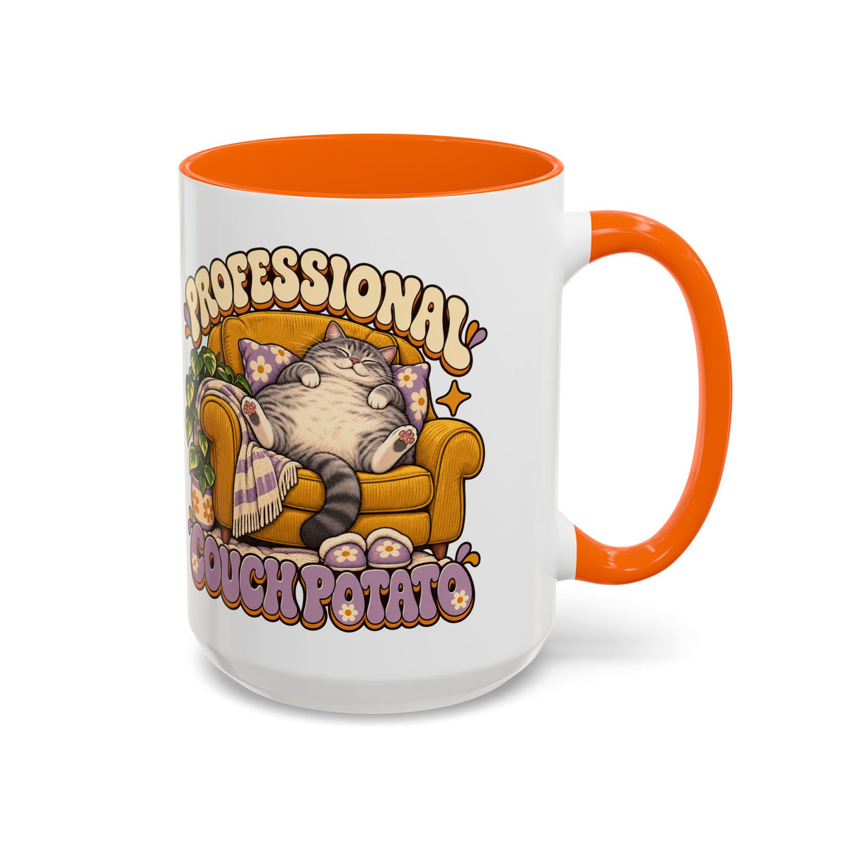 Couch Potato — Custom Pet Portrait Accent Mug