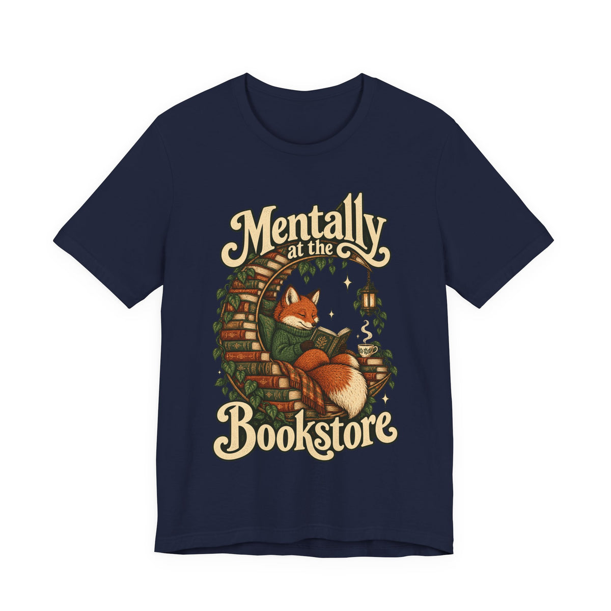 Mentally at the Bookstore — Unisex Tee