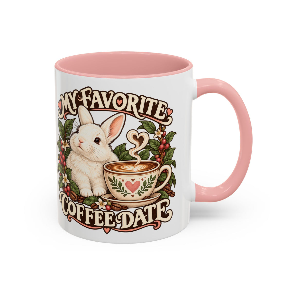 Coffee Companion — Custom Pet Portrait Accent Mug