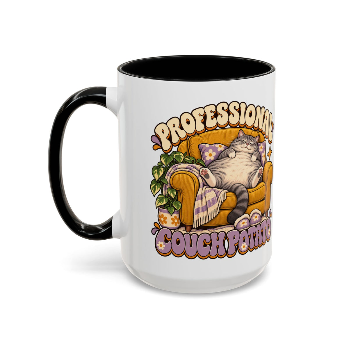 Couch Potato — Custom Pet Portrait Accent Mug