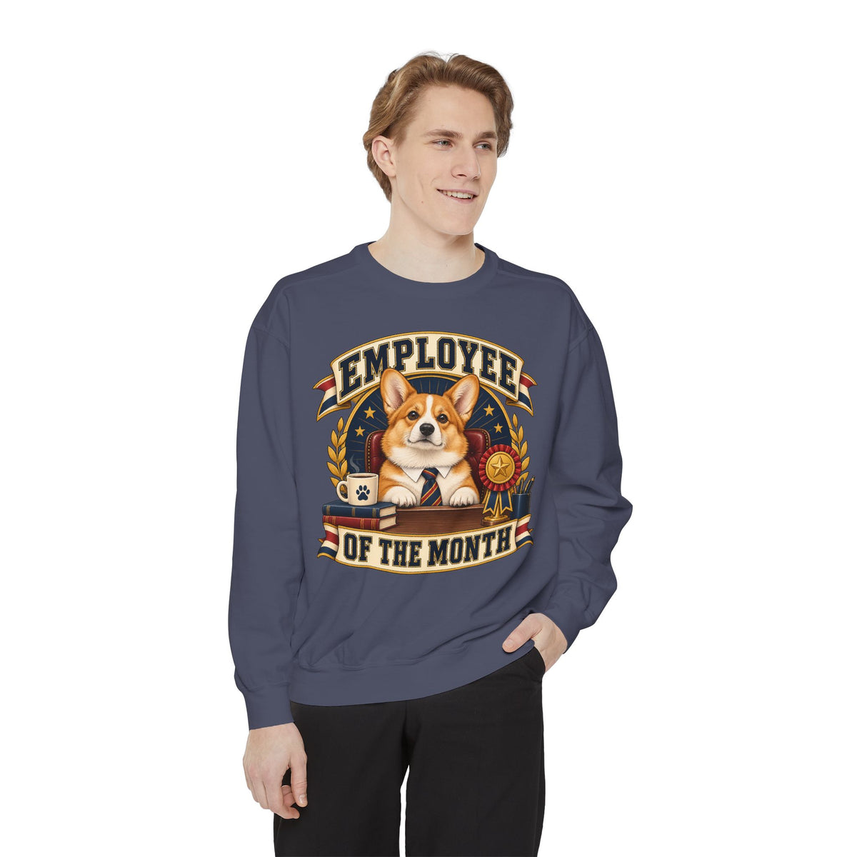 Employee of the Month — Custom Pet Portrait Crewneck
