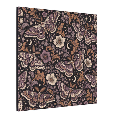 Velvet Wings Pattern — Matte Stretched Canvas