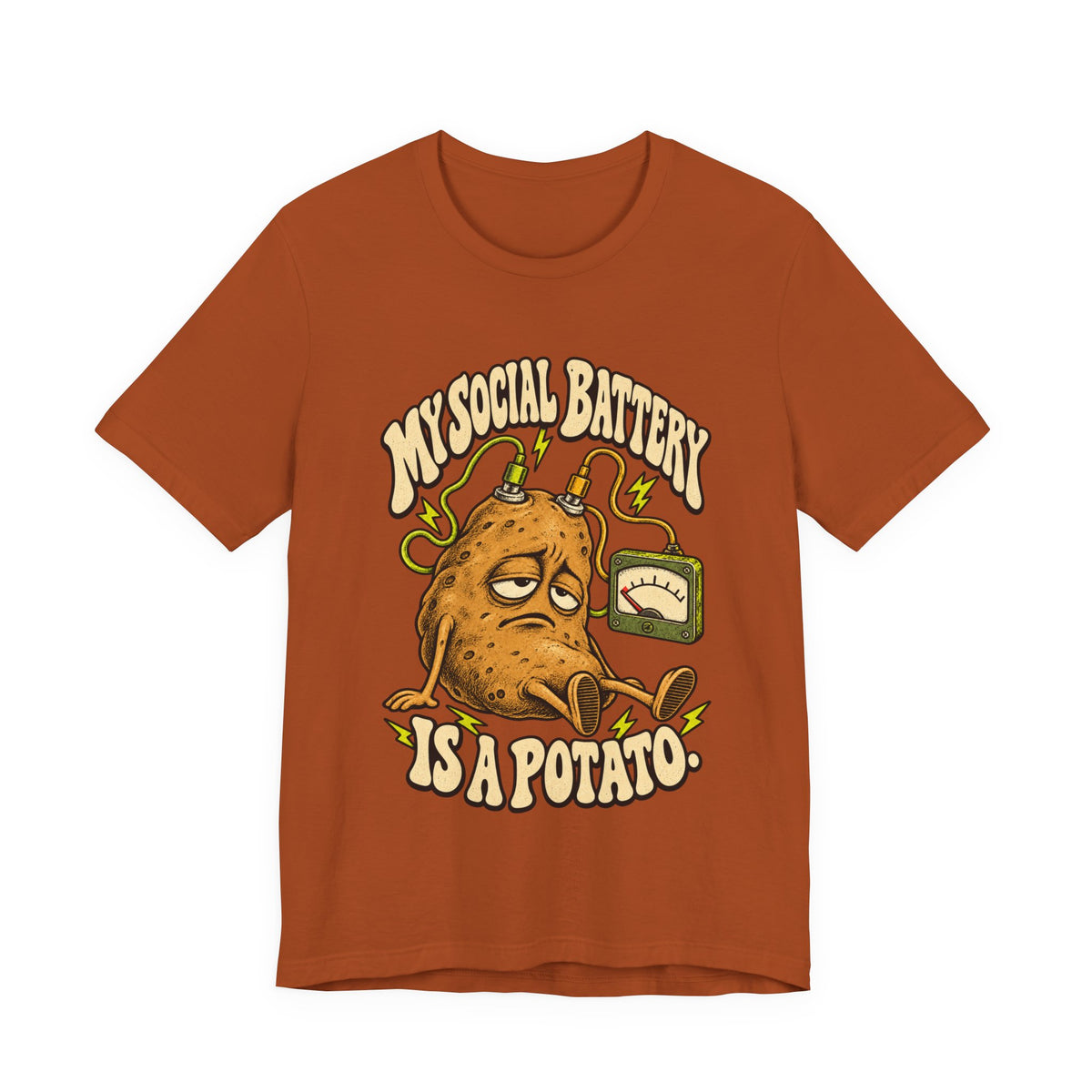 My Social Battery Is a Potato — Unisex Tee