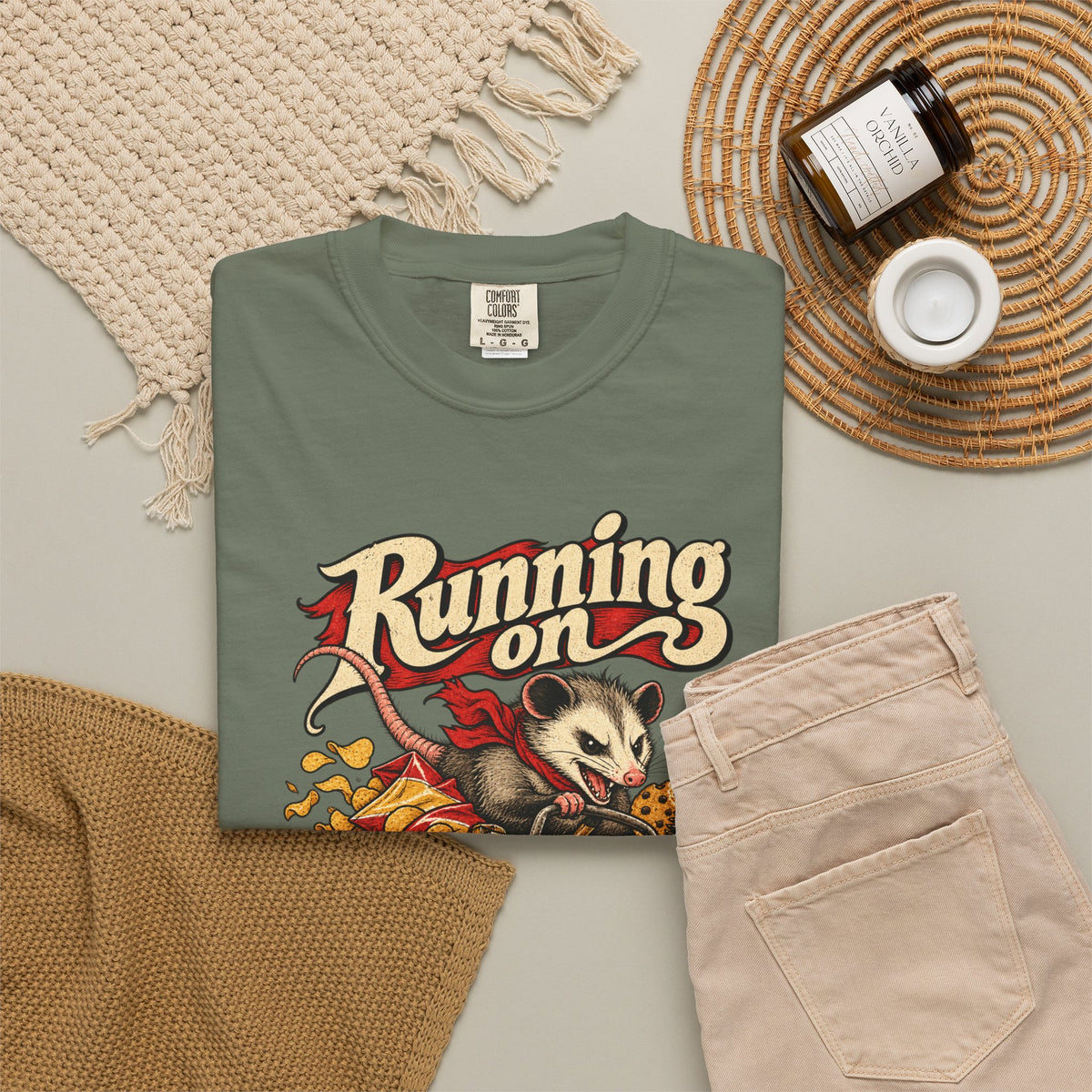 Running on Spite and Snacks — Garment-Dyed Tee