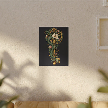 Magnolia Key — Matte Stretched Canvas
