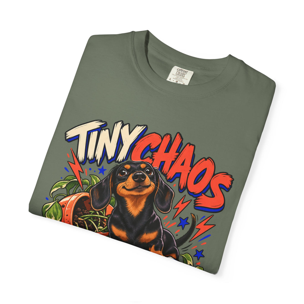 Tiny Chaos Club — Custom Pet Portrait Premium Tee