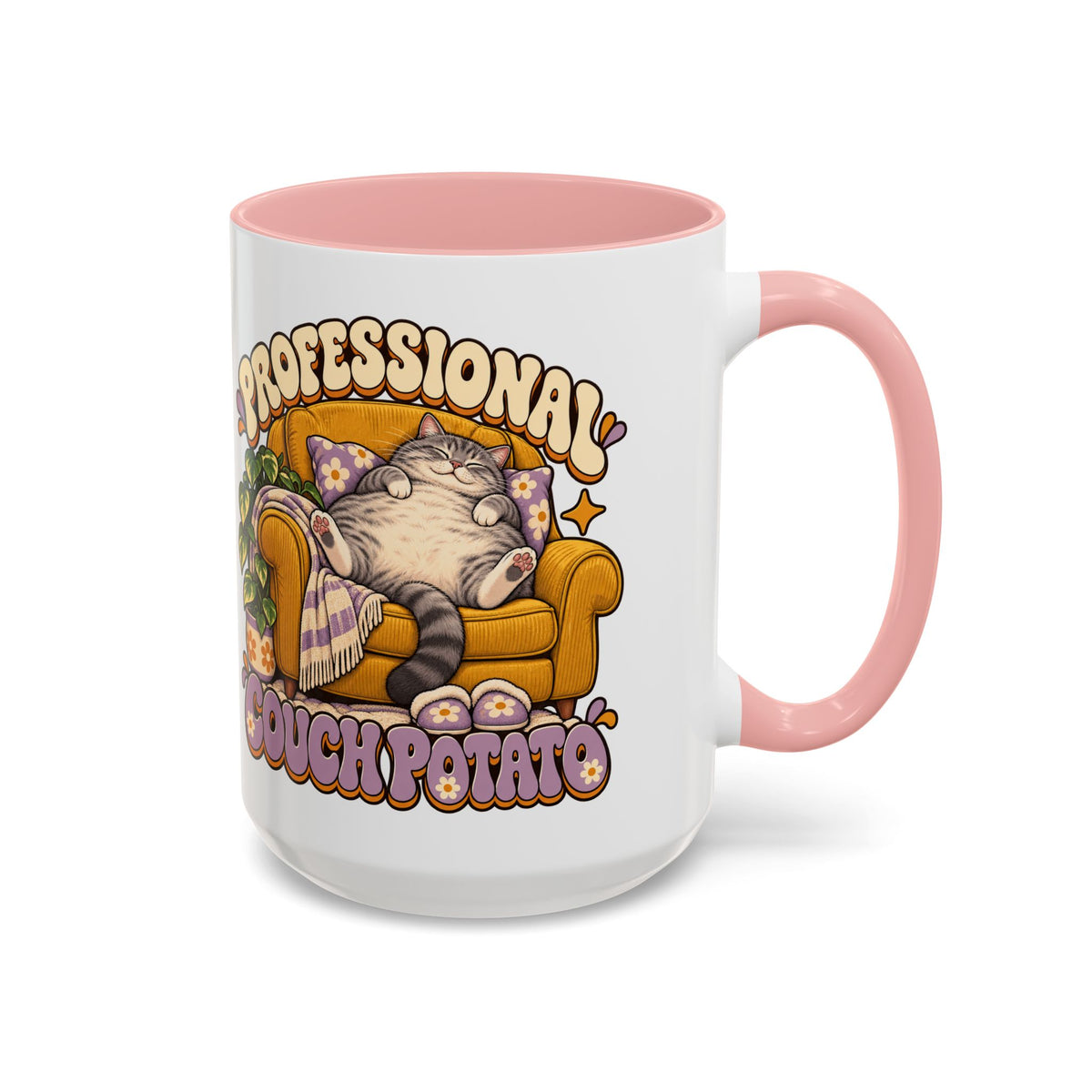Couch Potato — Custom Pet Portrait Accent Mug