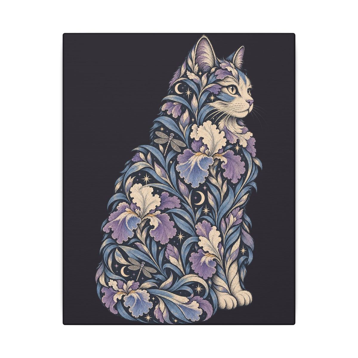 Iris Familiar — Matte Stretched Canvas