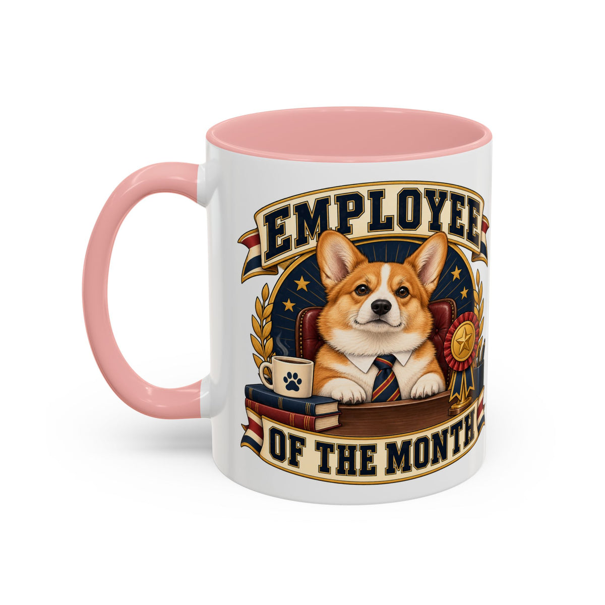 Employee of the Month — Custom Pet Portrait Accent Mug