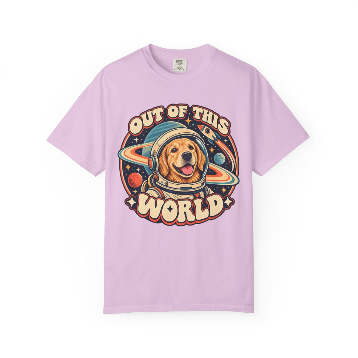 Space Cadet — Custom Pet Portrait Premium Tee
