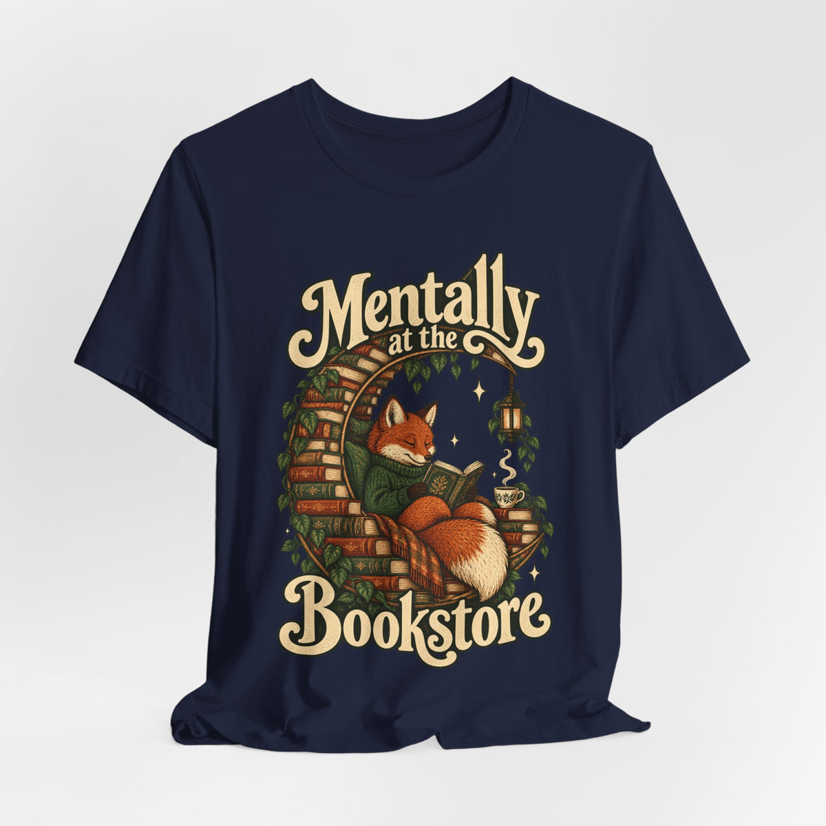 Mentally at the Bookstore — Unisex Tee
