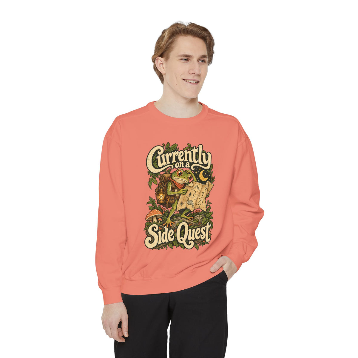 Currently on a Side Quest — Garment-Dyed Crewneck