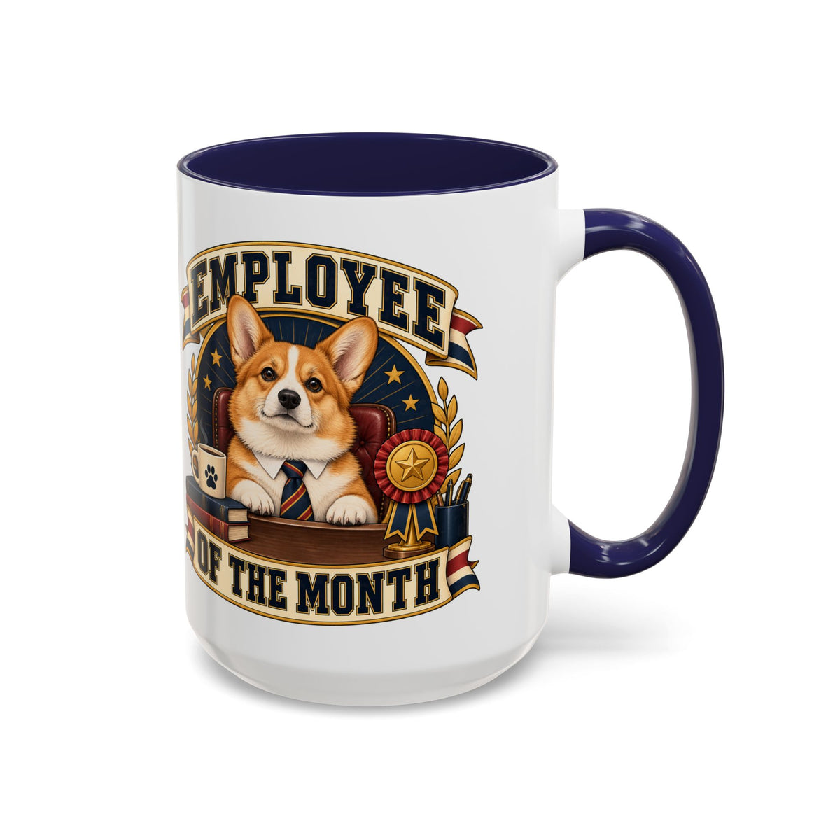 Employee of the Month — Custom Pet Portrait Accent Mug