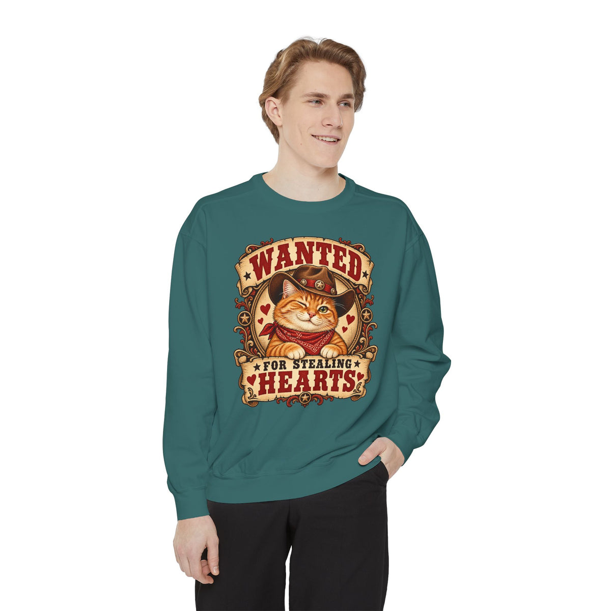 Heart Thief — Custom Pet Portrait Crewneck